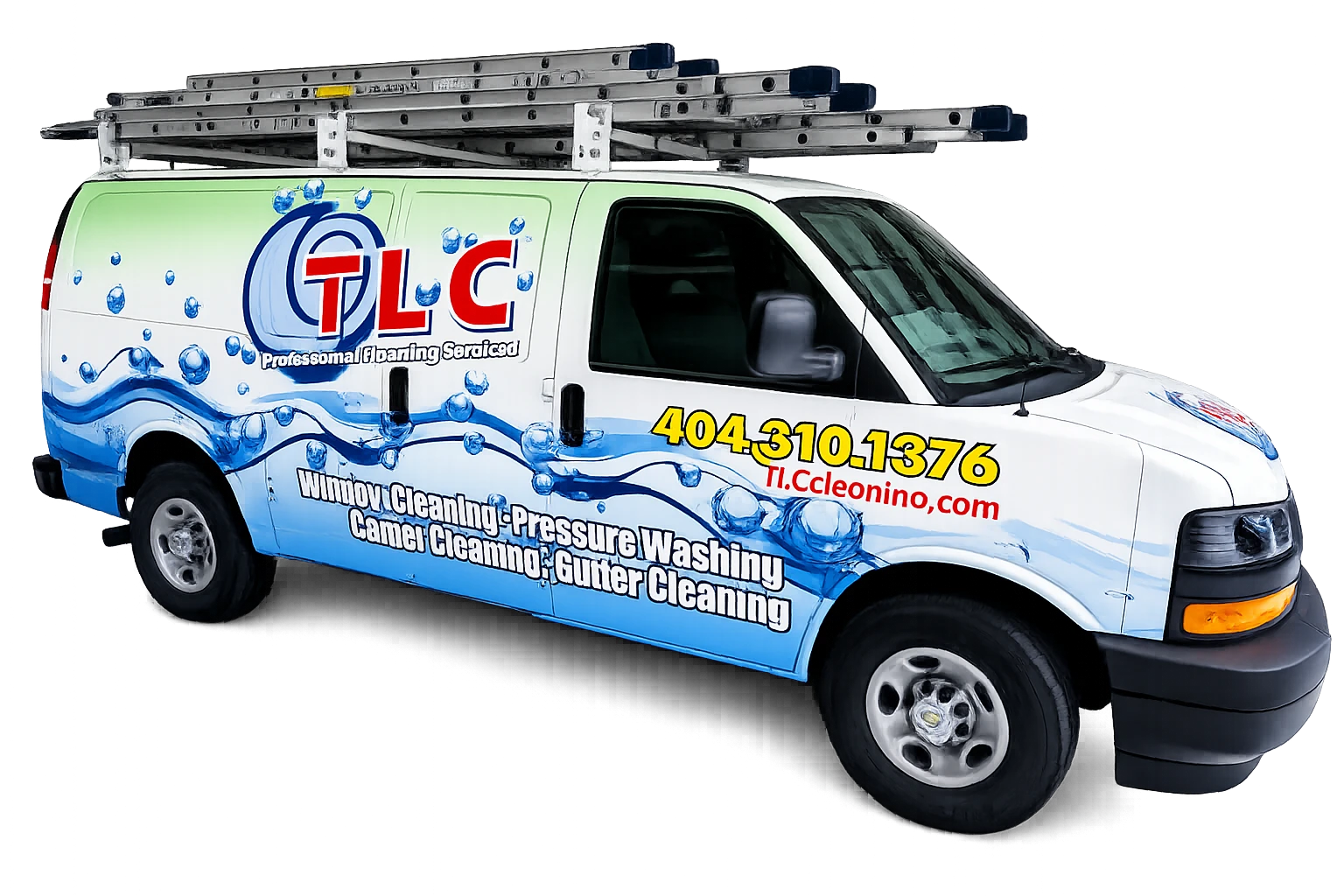 TLC Professional Cleaning Services van